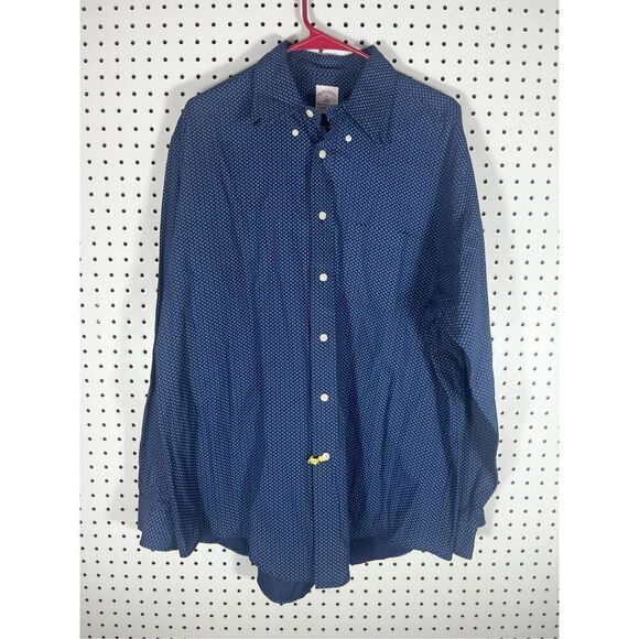 Brooks Brothers button-down printed shirt size L - Picture 1 of 4